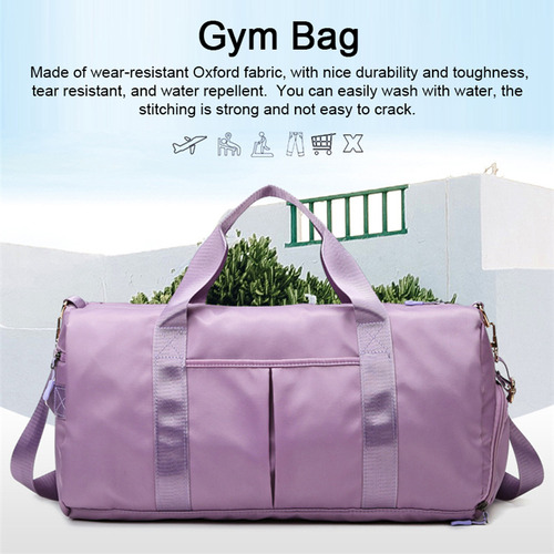 Bolsa Deportiva Con Bolsillo Húmedo Y Compartimento Para Zap