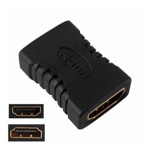 Imagen 1 de 3 de Unión / Adaptador Hdmi A Hdmi 1080p Hembra A Hembra