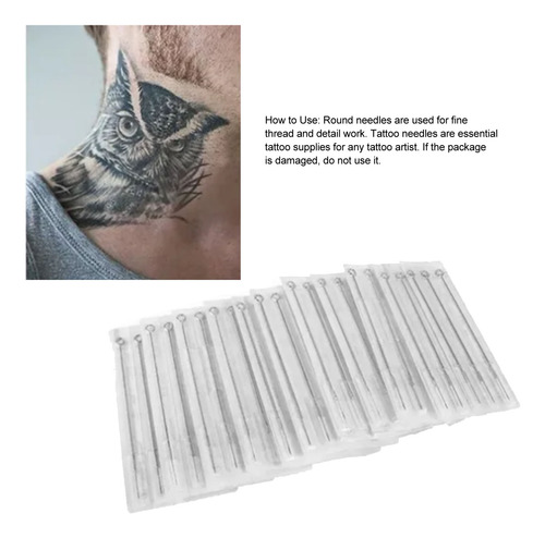 Cartuchos De Tatuaje Profesional Acero Inoxidable 5rl 50pz