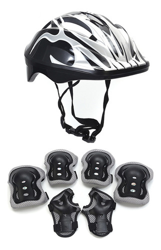 T0k Juego 7 Rodilleras Y Coderas Para Casco Seguridad Para