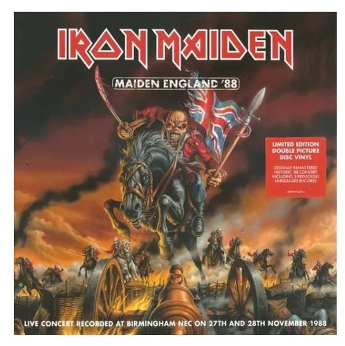 Iron Maiden Maiden England 88 Lp Wea