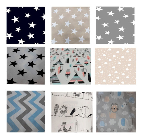 Imagen 1 de 10 de Tela Gabardina Estampada -cuotas Sin Interes!!!!