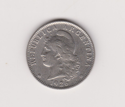 Moneda Argentina 20 Ctvs 1926 Janson 76 Excelente +