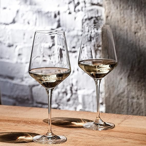 Copa Vino Blanco Krosno Línea Avant Garde Cristal 390ml 6u