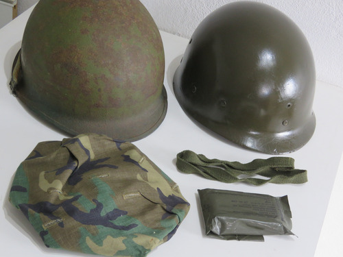 Capacete Americano M1 Guerra Vietnã Raríssimo (Usado)