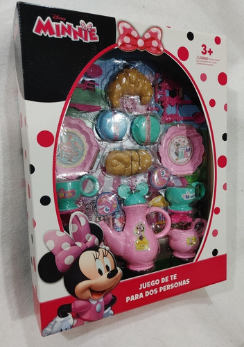 Juego De Te Minnnie Mouse Disney Original