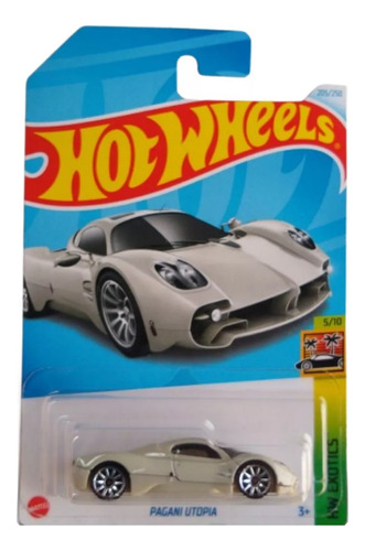 Hot Wheels Pagani Utopia C/protector Gris