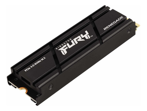 Ssd Kingston Fury Renegade 500gb Sfyrsk/500g Com Dissipador De Calor Cor Preto