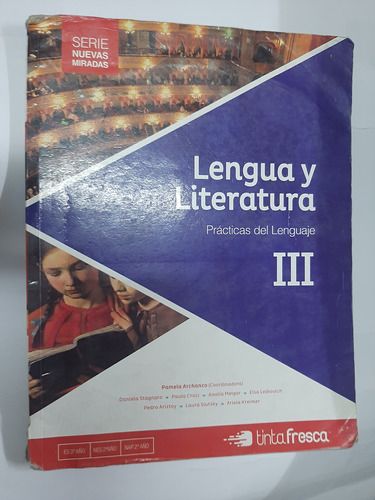 Lengua Y Literatura 3 Nuevas Miradas Tinta Fresca Buen Estad