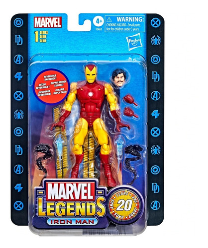 Marvel Legends Retro 20 Aniversario  Iron Man 6 Pulgadas