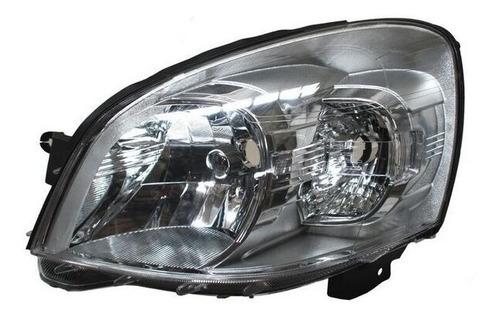 Faro Chevy C3 2009-2010-2011-2012 Fondo Cromado Izquierdo Ty