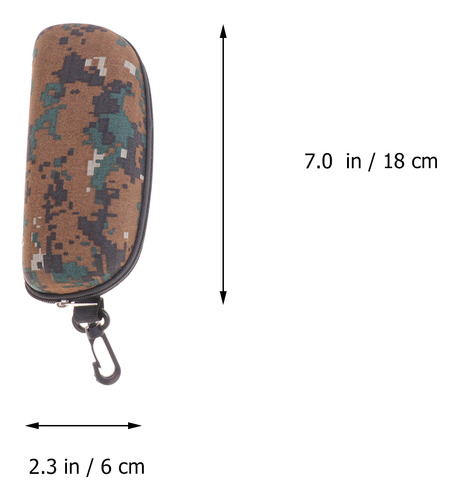 Funda Universal Para Anteojos Con Cremallera Antipresión, 2