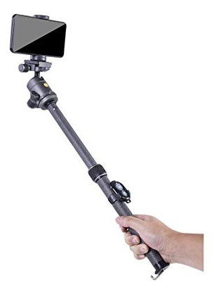Trípode De Viaje Compacto De Fibra De Carbono Vanguard Veo3g