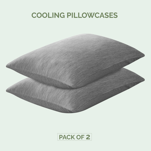 Juego De 2 Fundas De Almohada Transpirables Y Suaves