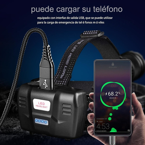 Lampara Tipo Minero Recargable Lamparas De Caceria Potentes
