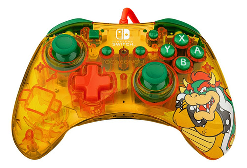 Control Alambrico Pdp Rock Candy Browser Para Nintendo Color Blanco