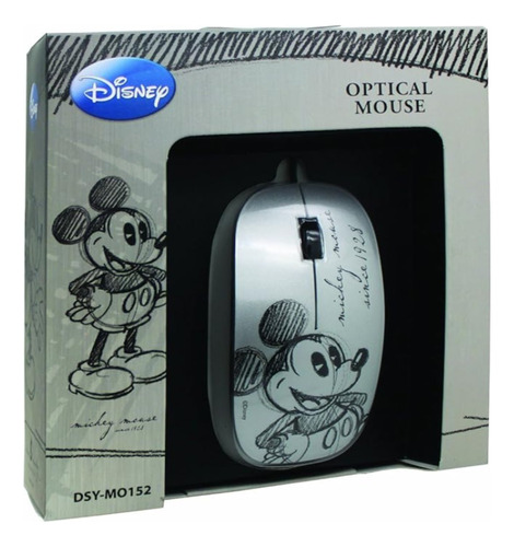 Mouse Disney Mickey Infantil Optico Usb 3 Botones Y Rueda