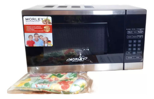 Microondas Morley De 20 Litros+ Manopla+ Platos De Vidrio