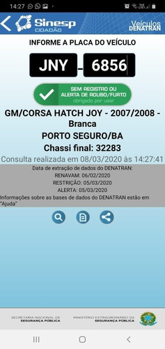 Chevrolet Corsa 1.0 Joy Flex Power 5p 2007