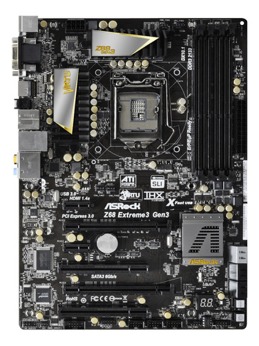 Placa Madre Asrock Z68 Extreme 3 Gen 3 Socket 1155  (Reacondicionado)