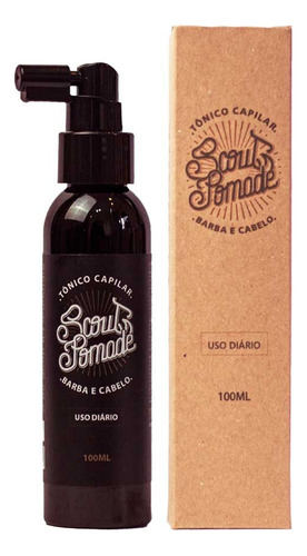 Tônico Capilar Barba E Cabelo 100ml Scout Pomade