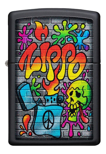 Encendedor Zippo Graffiti Negro