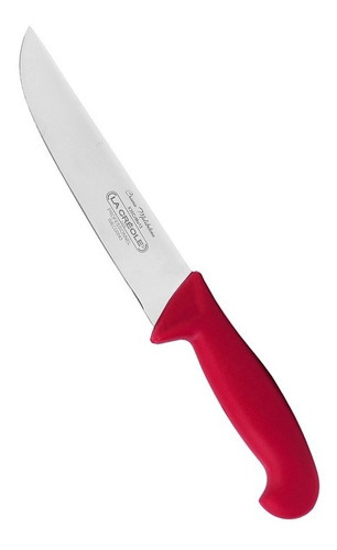 Cuchillo Carnicero 6 Pulgadas Profesional Premium La Creole Color Rojo