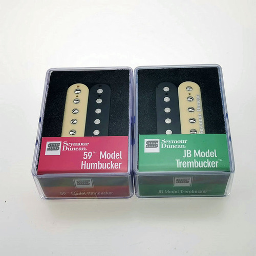 Pastillas Zebra Clour Para Guitarra Dual Line Sh1n 59 Y Sh-4