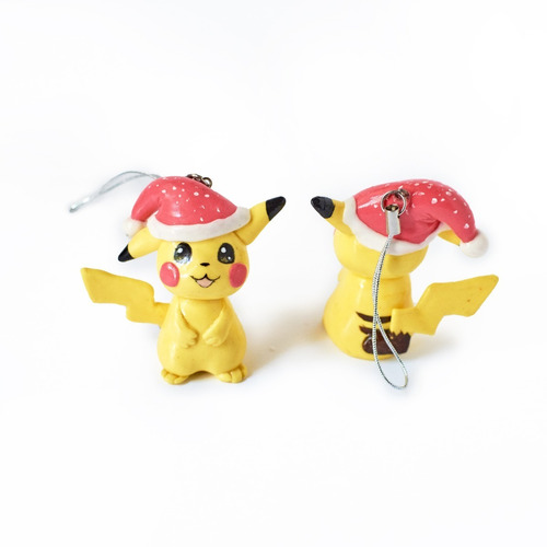 Colgante Pokemon - Pikachu Navideño - Decoración / Llavero