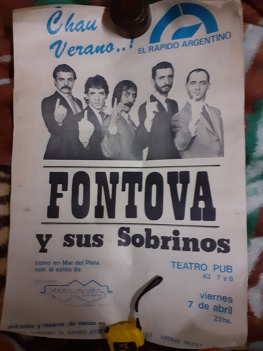 Afiche Poster Fontoba Y Sus Sobrinos