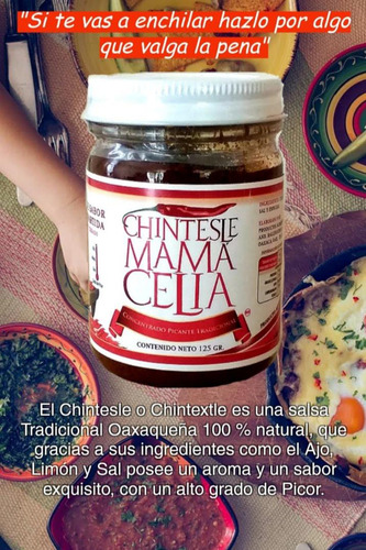 Salsa De Chapulin Chintesle Mama Celia Picante Oaxaqueño