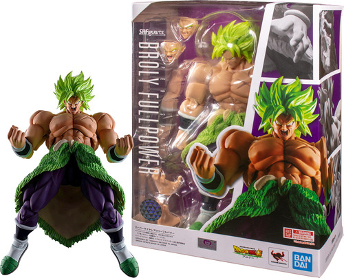 Figura de acción  Broly Fullpower BAS55409 de Bandai S.H. Figuarts