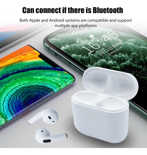 Fone De Ouvido Sem Fio Bluetooth Pro4 V5.3 Fone De Ouvido Co