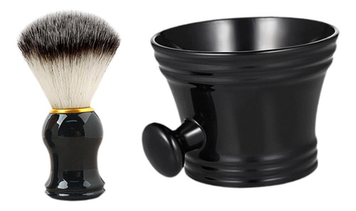 A Conjunto De Escova De Barbear Tigela De Limpeza Copo De