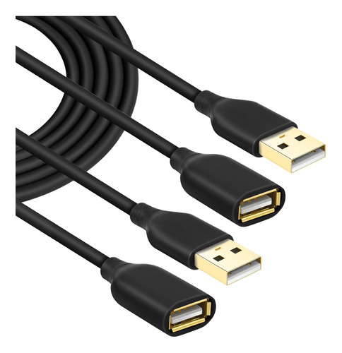 Costyle Cable De Extensin Usb De 10 Pies, Paquete De 2 Usb 2