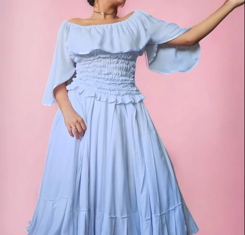 Roupa Umbanda Candomblé Fem Algodão Luxo 2 Peças Gira