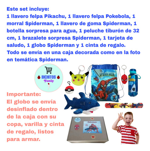 Juguetes Para Niño, Set Spiderman, Regalos A Domicilio Box 3
