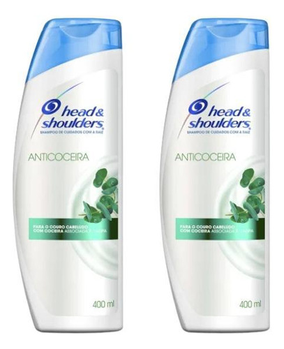  Shampoo Head & Shoulders 400ml Anticaspa Anticoc-kit C/2un