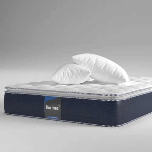 comprar Colchón Matrimonial Dormez Basic Air Eco Fly Anti-ácaros + 2 Almohadas Suaves Tamaño Estándar