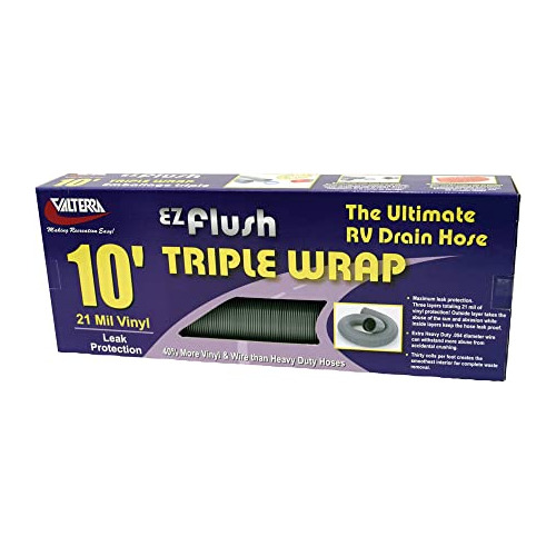 Manguera De Drenaje Triple Ez Flush Silver De 10 Pies I...