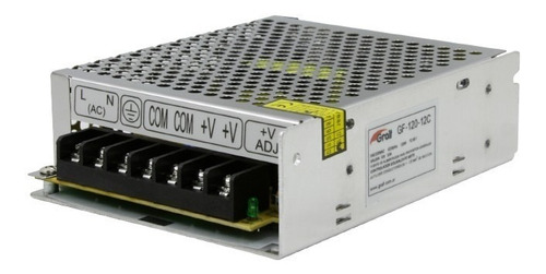 Imagen 3 de 7 de Fuente Switching Metalica 12v 10a Gralf Calidad Premium