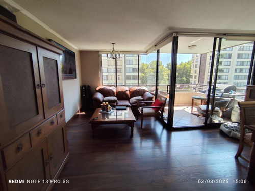 Venta Dpto Las Condes 3 Dorm+2 Baños+ 2estac+1 Bodega