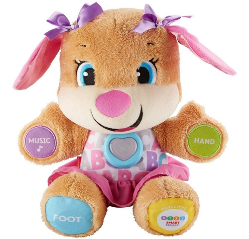 Peluche Educativo Fisher-price Ríe Aprende Ingles Sis