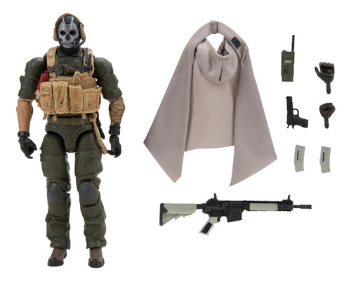 Call Of Duty Jazwares Mw2: Ghost With Accessories - Figura