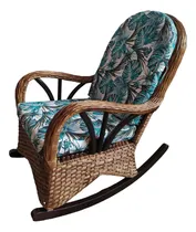 Comprar Silla Mecedora En Mimbre Natural - Mecedora En Fibra Natural
