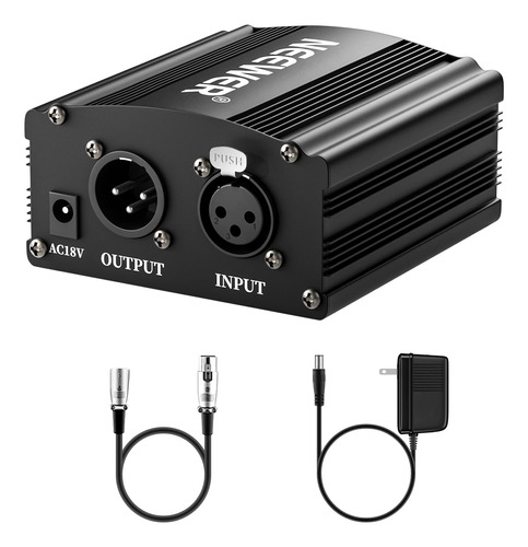 Kit De Alimentación Neewer 48 v Phantom Power De 1 canal