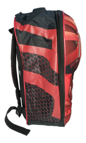 Mochila Escolar Warriors Team Infantil Clio Cor Vermelho