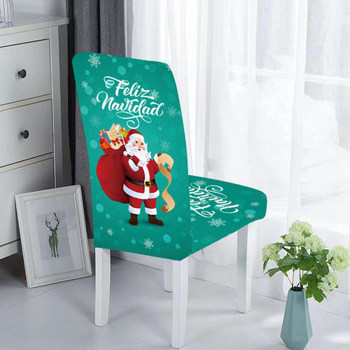 Funda Navideña Para Silla De Comedor, Funda Protectora