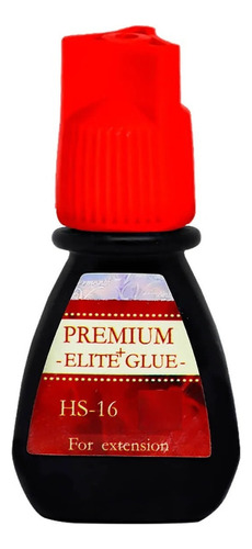 Cola Elite Hs16 5ml Extensão Cílios Fio Premium Black Glue