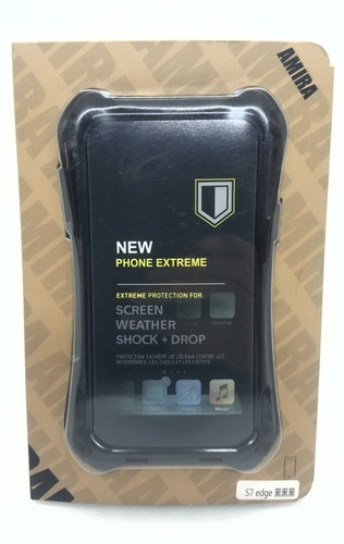 R-just Amira Armadura De Metal C/ Pernos Para Galaxy S7 Edge